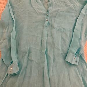 Zara Woman: A semi-sheer popover top